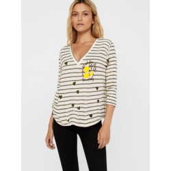 Pull Rayé à Motifs