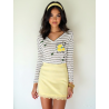 Pull Rayé à Motifs